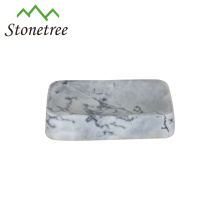 Hot-selling Hand Made White Stone Marble Soap Dish